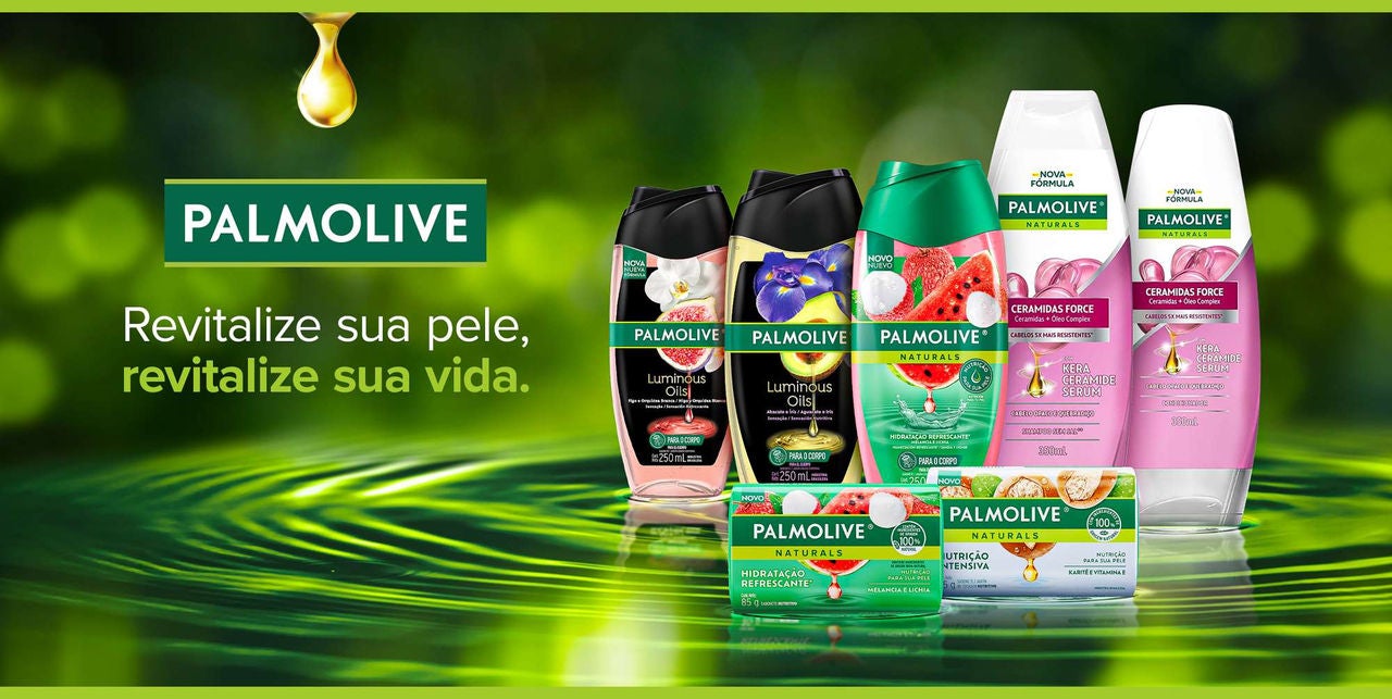Conheça toda a linha de produtos Palmolive clicando aqui