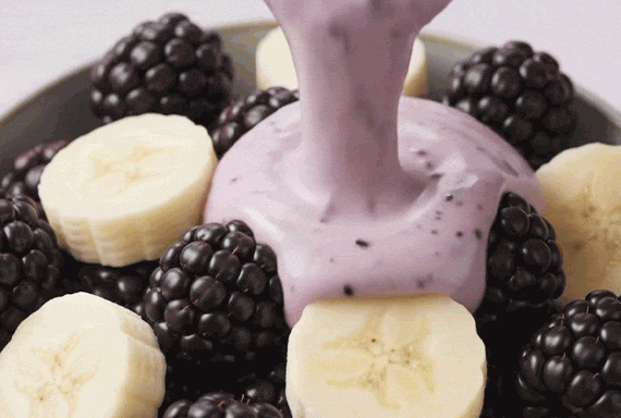 Ingredientes: Smoothie Frutas Vermelhas, Banana e Iogurte