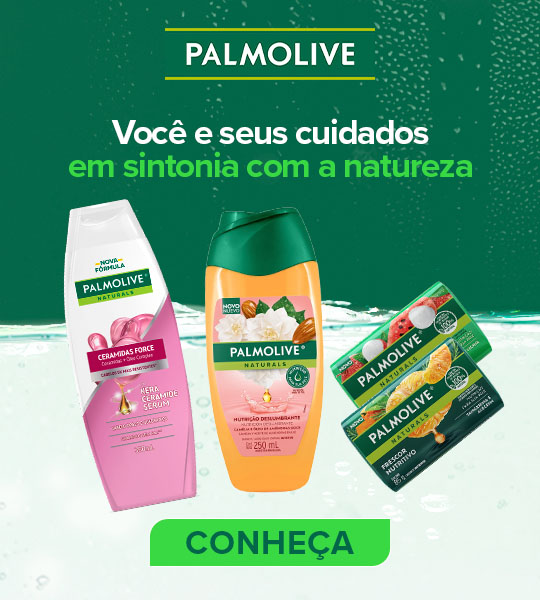 Conheça toda a linha de produtos Palmolive clicando aqui