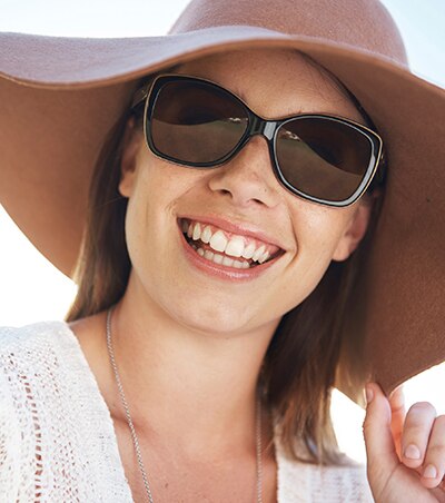 happy smiling beautiful young woman is looking sideways isolated on white happy smiling beautiful young woman is looking sideways isolated on white
