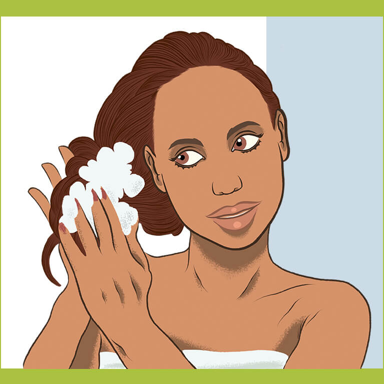 Lave Cabelos com Shampoo Lave Cabelos com Shampoo