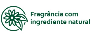 Fragrância com ingredientes naturais