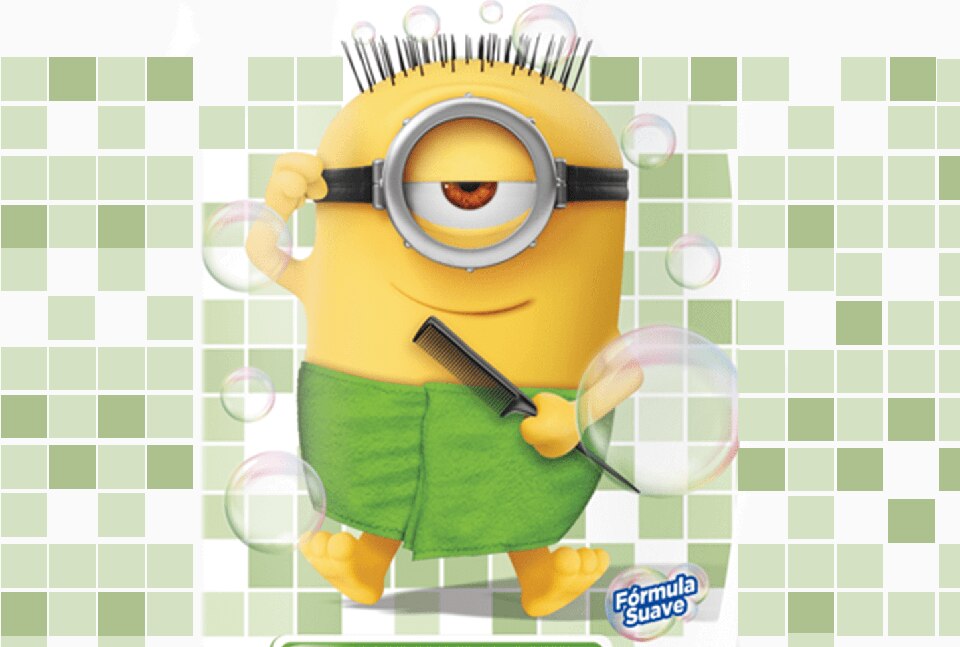 Pack Shampoo + Condicionador Minions detalhes Pack Shampoo + Condicionador Minions detalhes