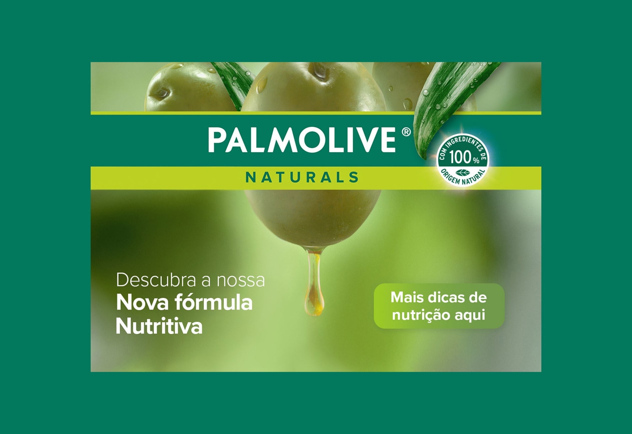Palmolive® com ingredientes de origem natural