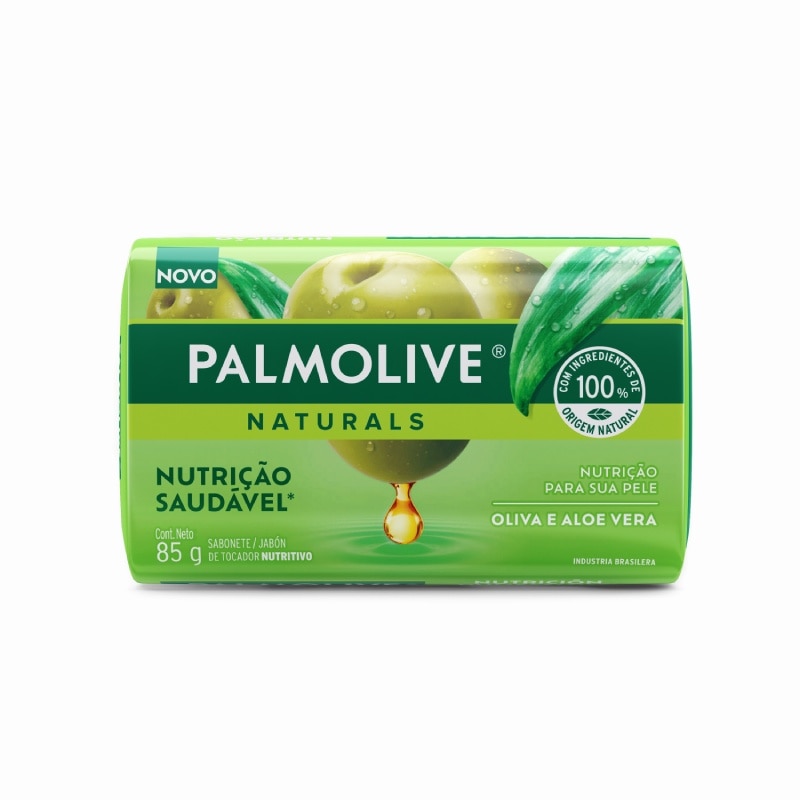 Palmolive® Naturals Hidratação Saudável* Aloe & Oliva Sabonete