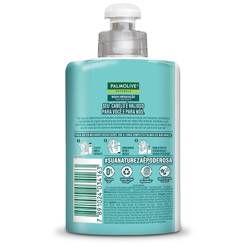 Creme para pentear Cuidado Absoluto de trás Creme para pentear Cuidado Absoluto de trás