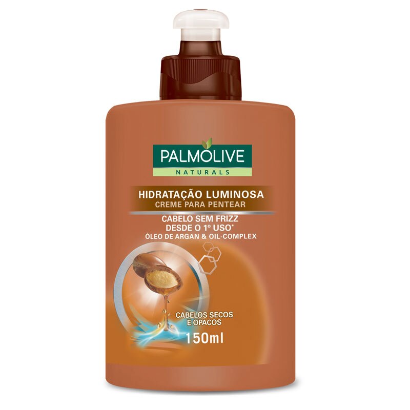 Creme para pentear Hidratação Luminosa da frente Creme para pentear Hidratação Luminosa da frente