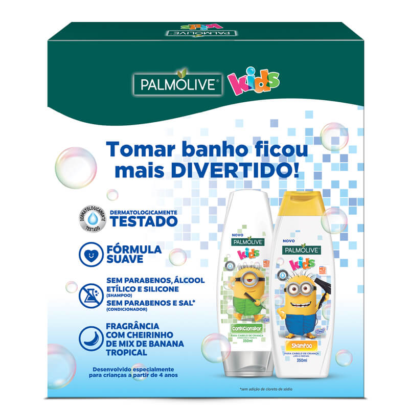 Pack Shampoo + Condicionador para crianças Minions de tras Pack Shampoo + Condicionador para crianças Minions de tras