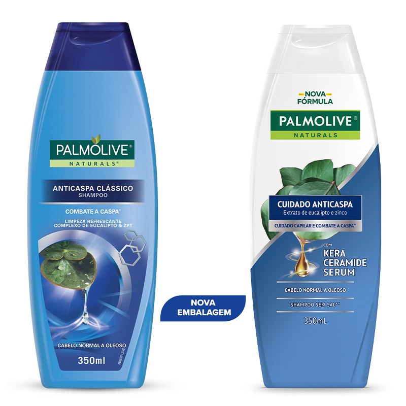Shampoo Anticaspa Clássico de trás Shampoo Anticaspa Clássico de trás