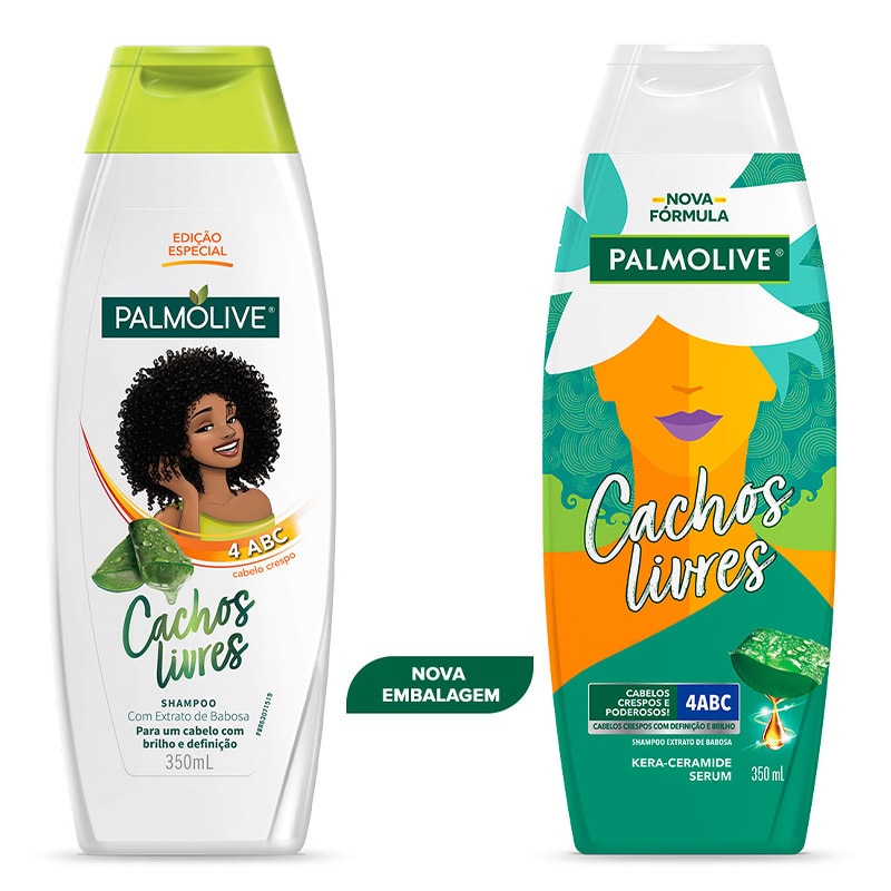 Shampoo Cachos Livres Extrato de Babosa de trás Shampoo Cachos Livres Extrato de Babosa de trás