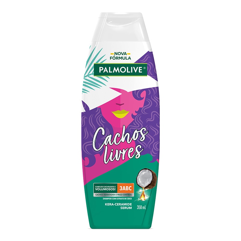 Shampoo Cachos Livres Extrato de Coco da frente