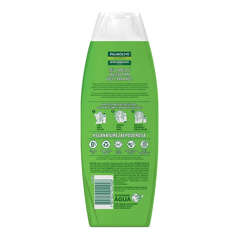 Shampoo Detox Energizante de trás