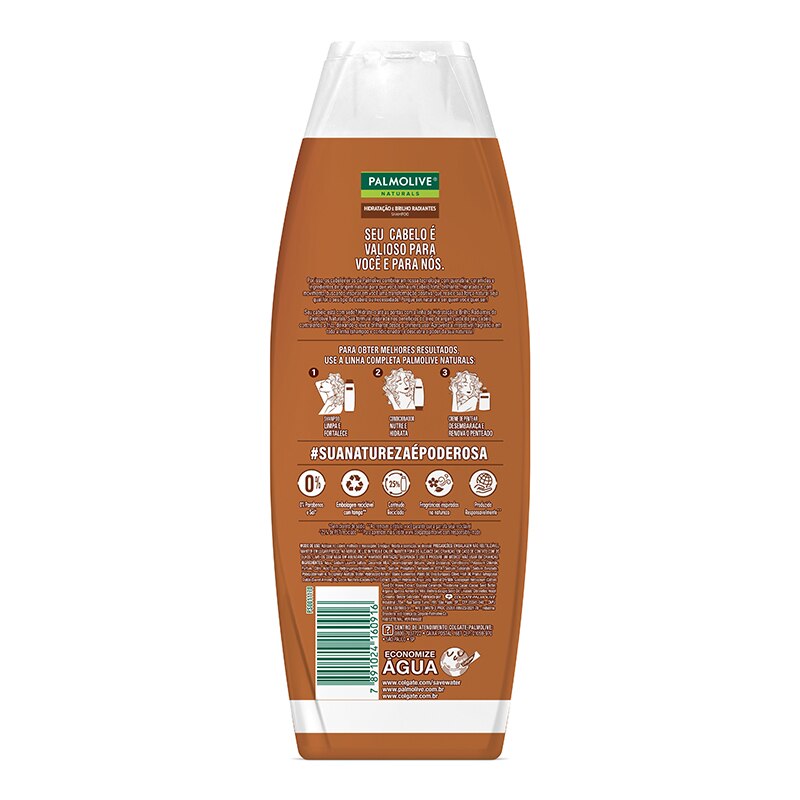 Shampoo Hidratação Luminosa de trás Shampoo Hidratação Luminosa de trás