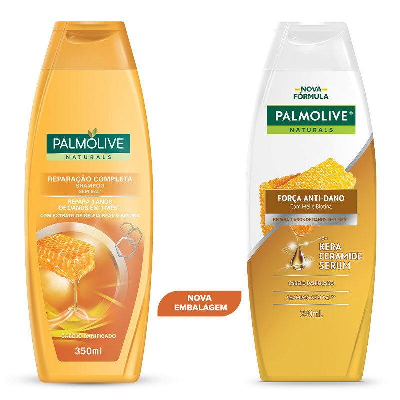 Shampoo Reparação Completa de trás Shampoo Reparação Completa de trás