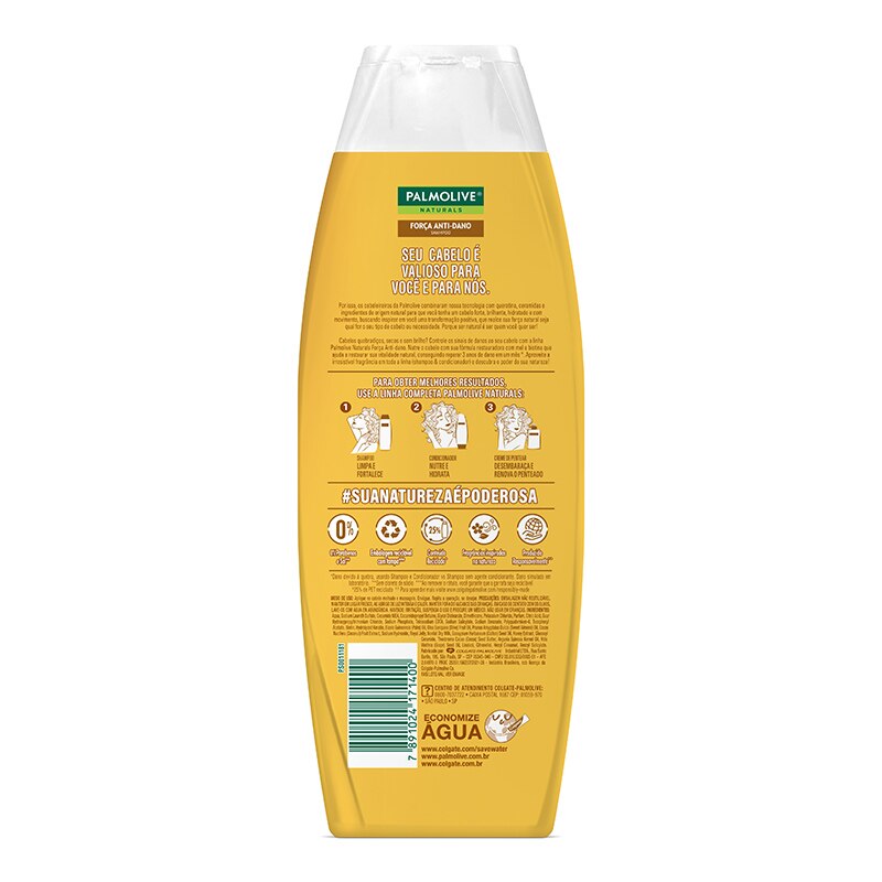 Shampoo Reparação Completa de trás Shampoo Reparação Completa de trás