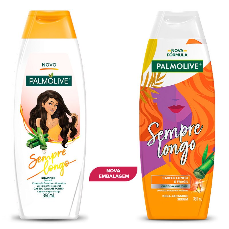 Shampoo Sempre Longo de trás Shampoo Sempre Longo de trás