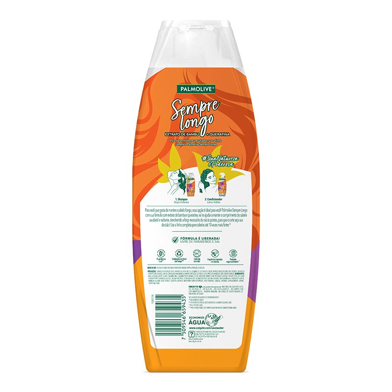 Shampoo Sempre Longo de trás Shampoo Sempre Longo de trás